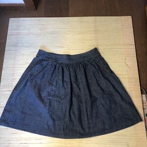 BANANA REPUBLIC HERITAGE  CHAMBRAY SKIRT
